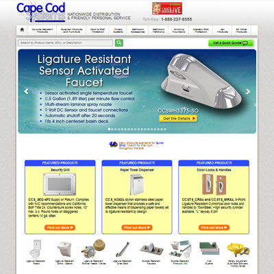Industrial Products Website Design
